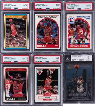 1988-97 Fleer & Assorted Brands Michael Jordan Card Collection (15)